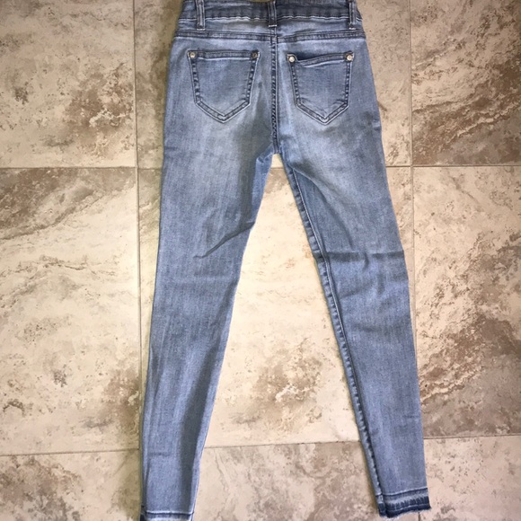 Jeans Charlotte Russe Femme Taille 4 - Bleu, Occasion Très Bon état